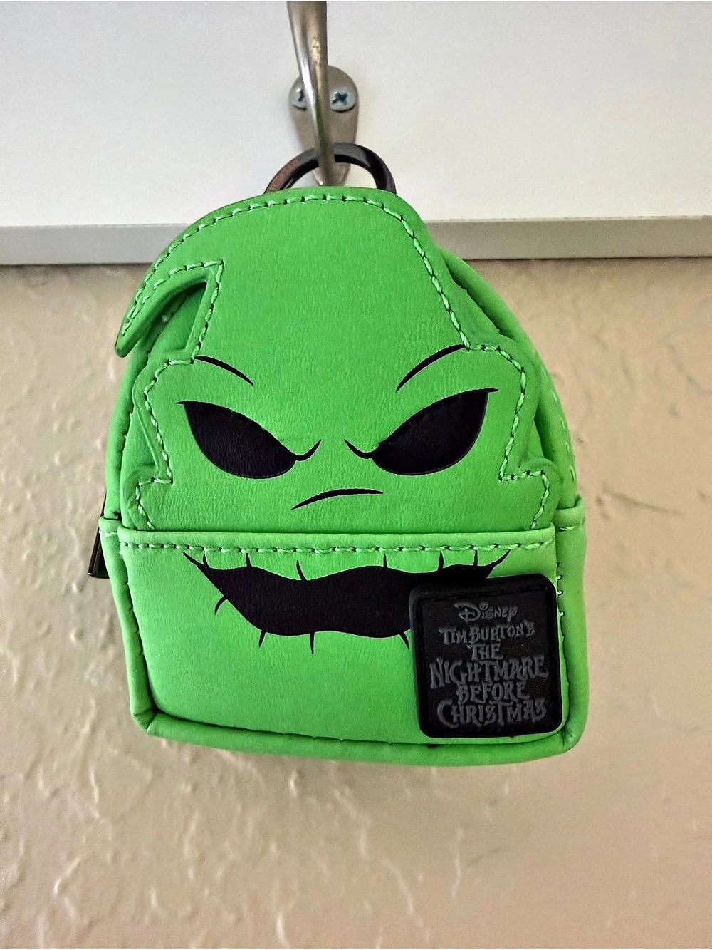 Disney The Nightmare Before Christmas Oogie Boogie Mini Bag keychain Green NWT